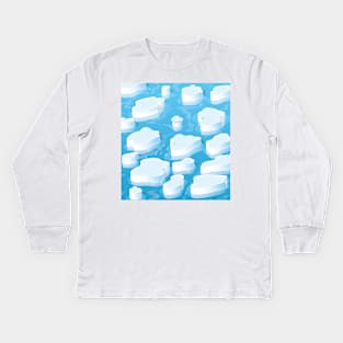 Ice Bergs Kids Long Sleeve T-Shirt